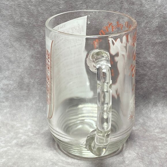 Hazel Atlas Big Top Peanut Butter Glass "The Band Played On" Song Lyrics Mug - Picture 6 of 10